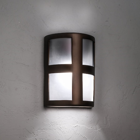 Luxury Lighting Varien Bay 13in. High Outdoor Ceramic Wall Light, Antique Bronze Finish 102-77(W4) ABr u/d 7-17
